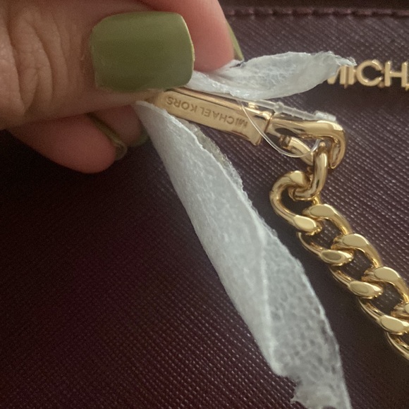 Micheal Kors Jet set Leather Crossbody Bag - Picture 5 of 14